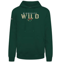 NHL Green Minnesota Wild Levelwear Podium Carve Pullover Hoodie