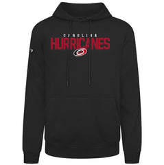 NHL Black Carolina Hurricanes Levelwear Podium Carve Pullover Hoodie