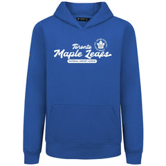NHL Royal Toronto Maple Leafs Levelwear Youth Podium Monument Pullover Hoodie