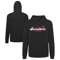 NHL Black Ottawa Senators Levelwear Youth Podium Monument Pullover Hoodie