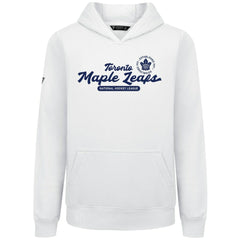 NHL White Toronto Maple Leafs Levelwear Youth Podium Monument Pullover Hoodie