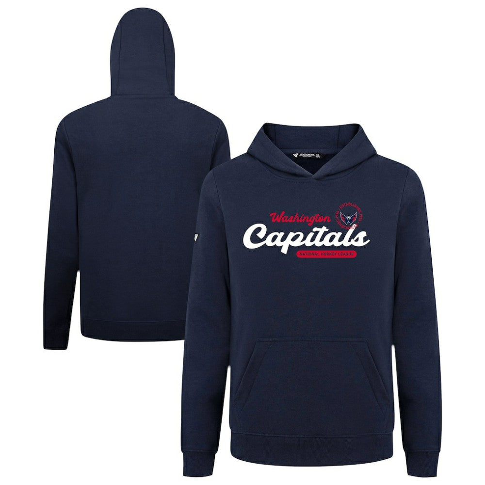 NHL Navy Washington Capitals Levelwear Youth Podium Monument Pullover Hoodie