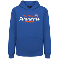 NHL Royal New York Islanders Levelwear Youth Podium Monument Pullover Hoodie
