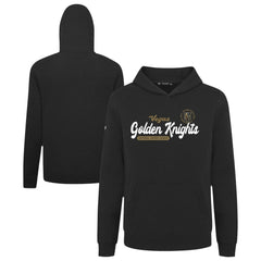 NHL Black Vegas Golden Knights Levelwear Youth Podium Monument Pullover Hoodie