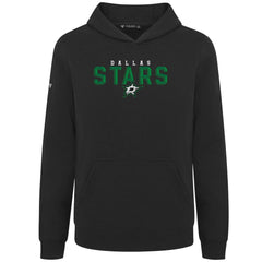 NHL Black Dallas Stars Levelwear Youth Podium Carve Pullover Hoodie
