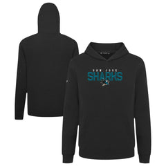 NHL Black San Jose Sharks Levelwear Youth Podium Carve Pullover Hoodie