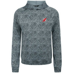 NHL Gray New Jersey Devils Levelwear Albatross Raglan Pullover Hoodie