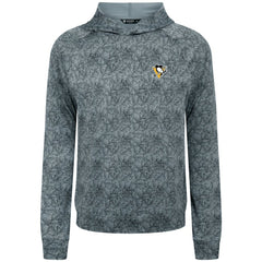 NHL Gray Pittsburgh Penguins Levelwear Albatross Raglan Pullover Hoodie