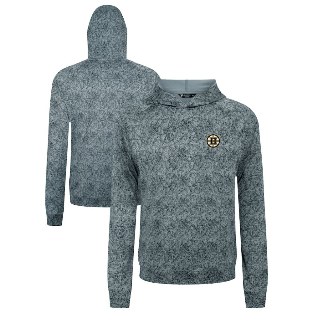 NHL Gray Boston Bruins Levelwear Albatross Raglan Pullover Hoodie