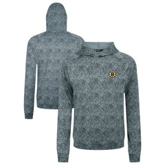 NHL Gray Boston Bruins Levelwear Albatross Raglan Pullover Hoodie