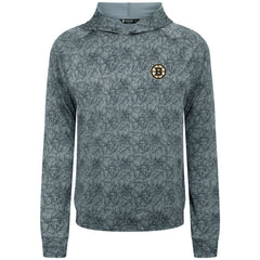 NHL Gray Boston Bruins Levelwear Albatross Raglan Pullover Hoodie