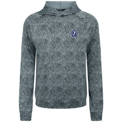 NHL Gray Tampa Bay Lightning Levelwear Albatross Raglan Pullover Hoodie