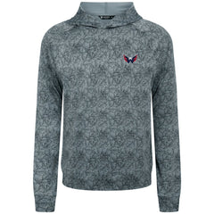NHL Gray Washington Capitals Levelwear Albatross Raglan Pullover Hoodie