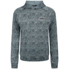 NHL Gray Los Angeles Kings Levelwear Albatross Raglan Pullover Hoodie