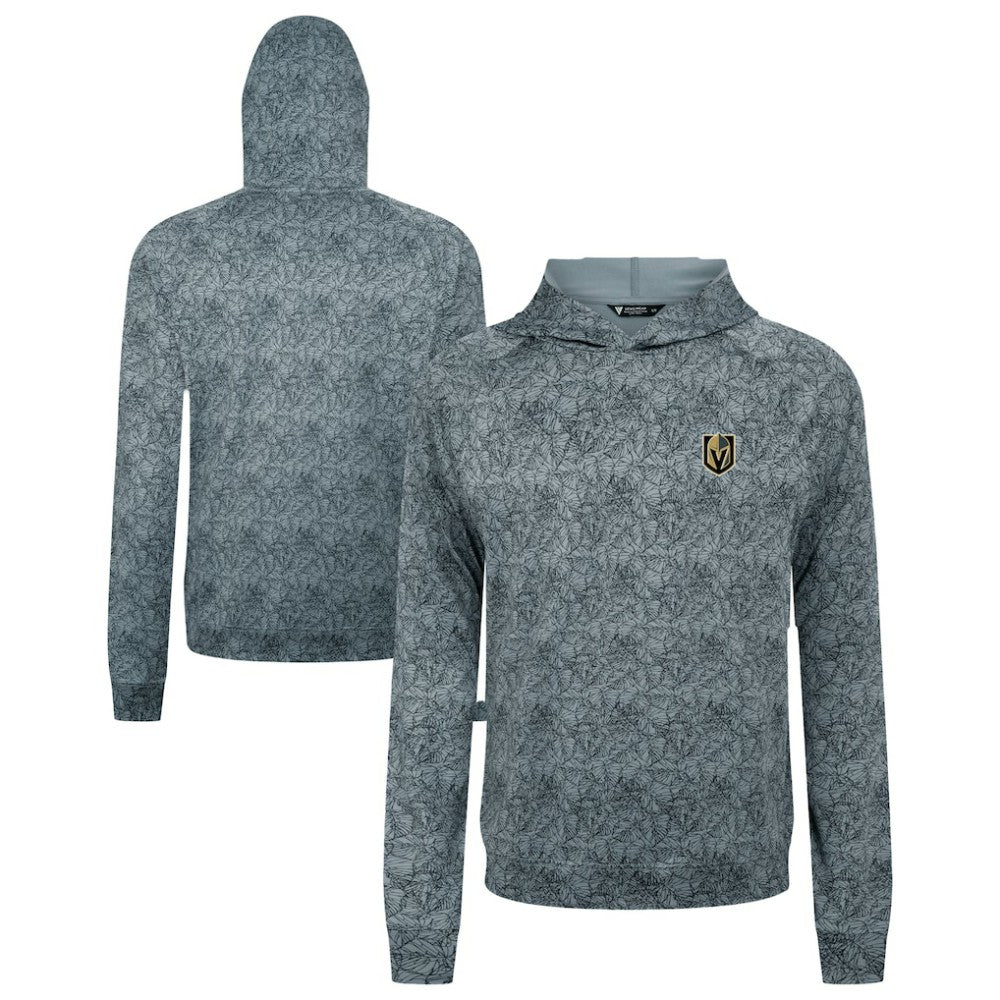 NHL Gray Vegas Golden Knights Levelwear Albatross Raglan Pullover Hoodie