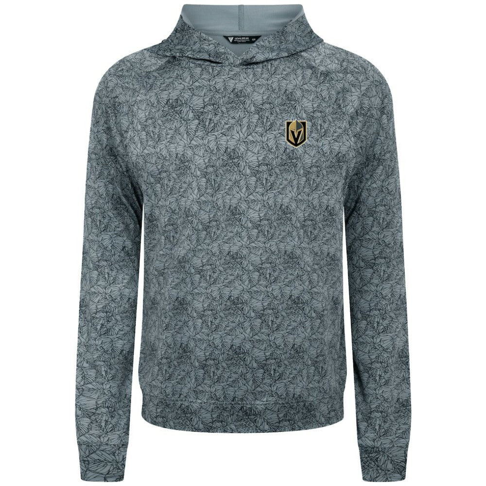 NHL Gray Vegas Golden Knights Levelwear Albatross Raglan Pullover Hoodie