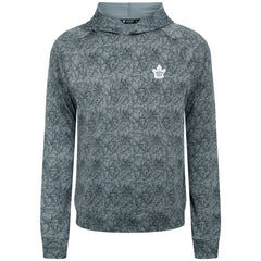 NHL Gray Toronto Maple Leafs Levelwear Albatross Raglan Pullover Hoodie
