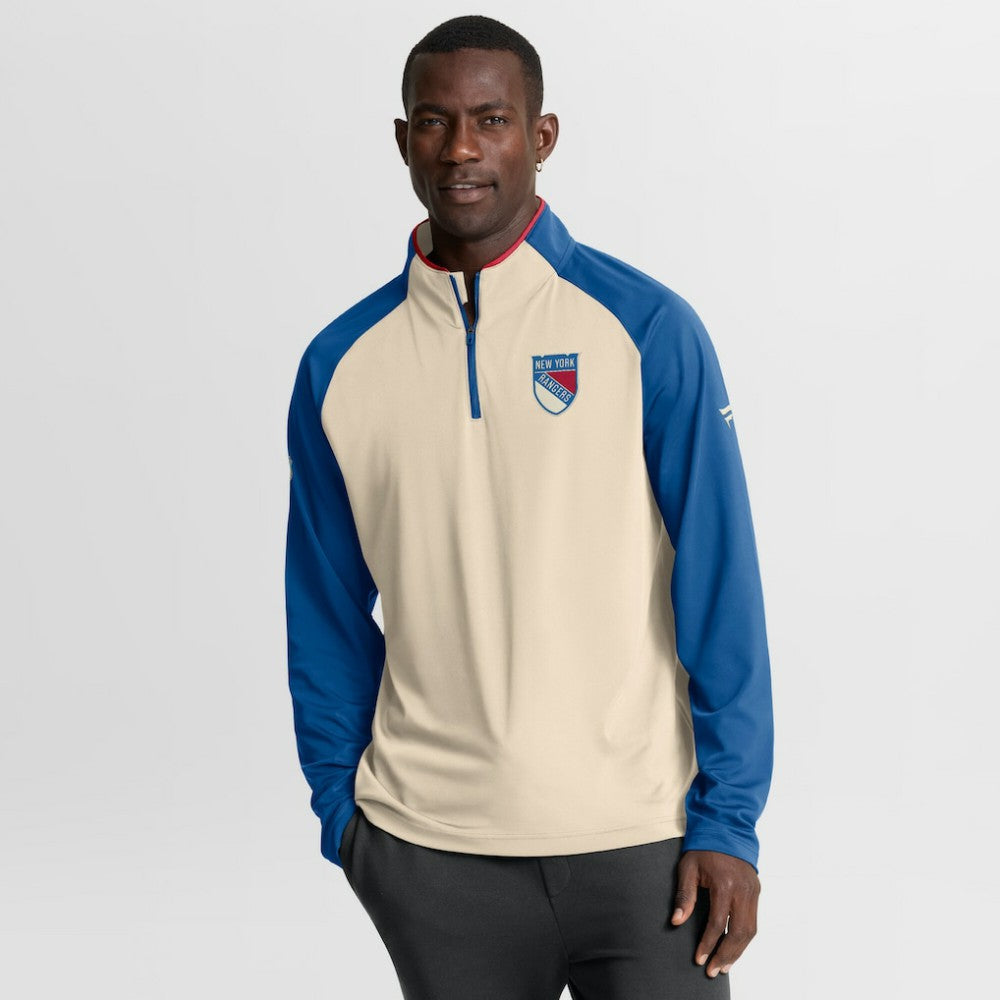NHL Natural New York Rangers Fanatics 2026 NHL Winter Classic Authentic Pro Quarter-Zip
