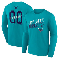 NBA Charlotte Hornets Hustle Custom Long Sleeve T-Shirt