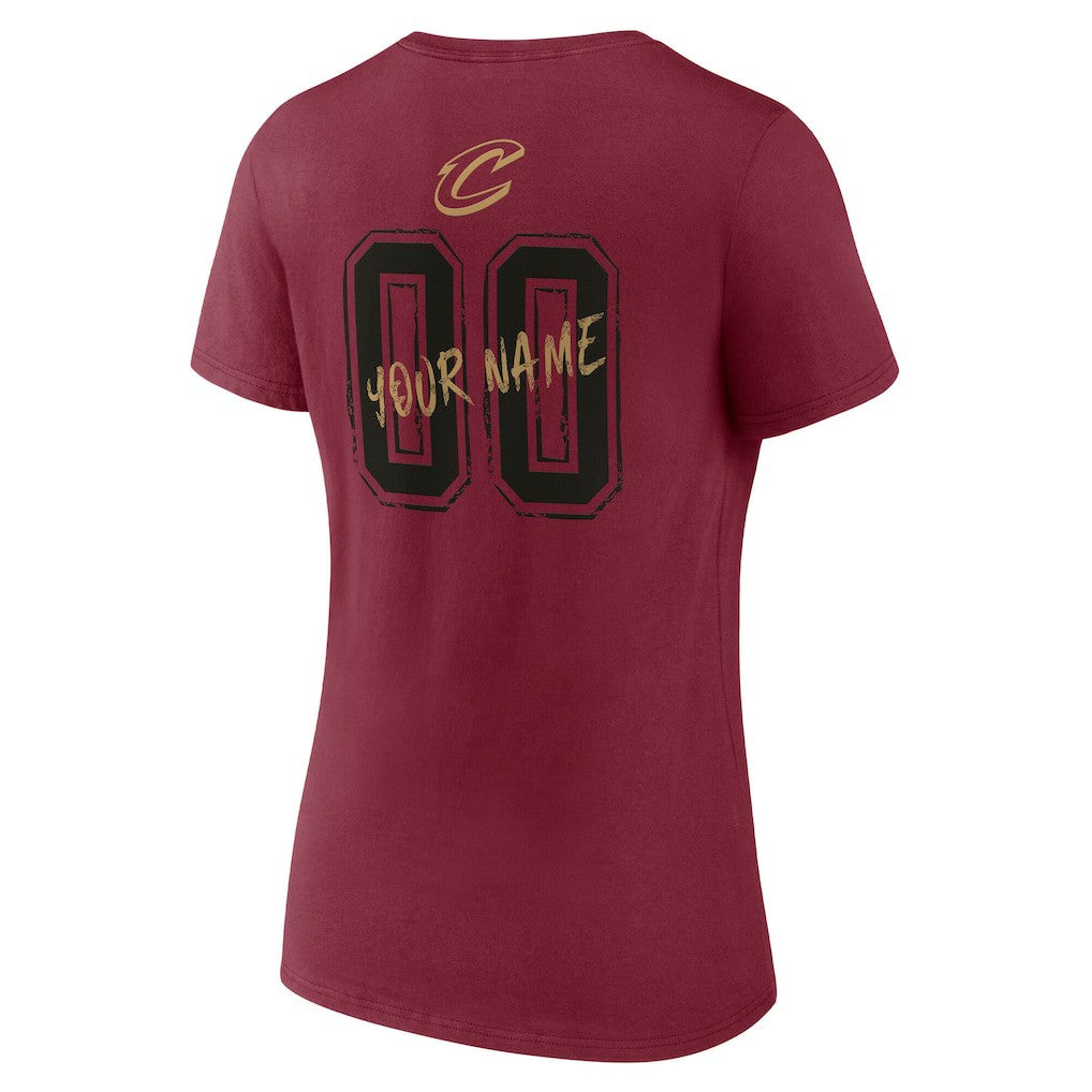 NBA Cleveland Cavaliers Women's Hustle Custom V-Neck T-Shirt sale