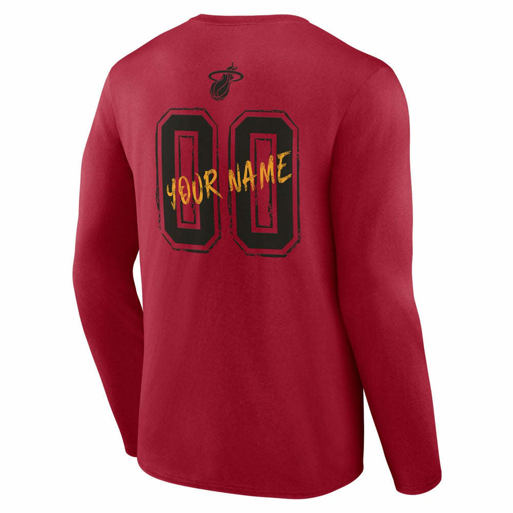 NBA Miami Heat Hustle Custom Long Sleeve T-Shirt