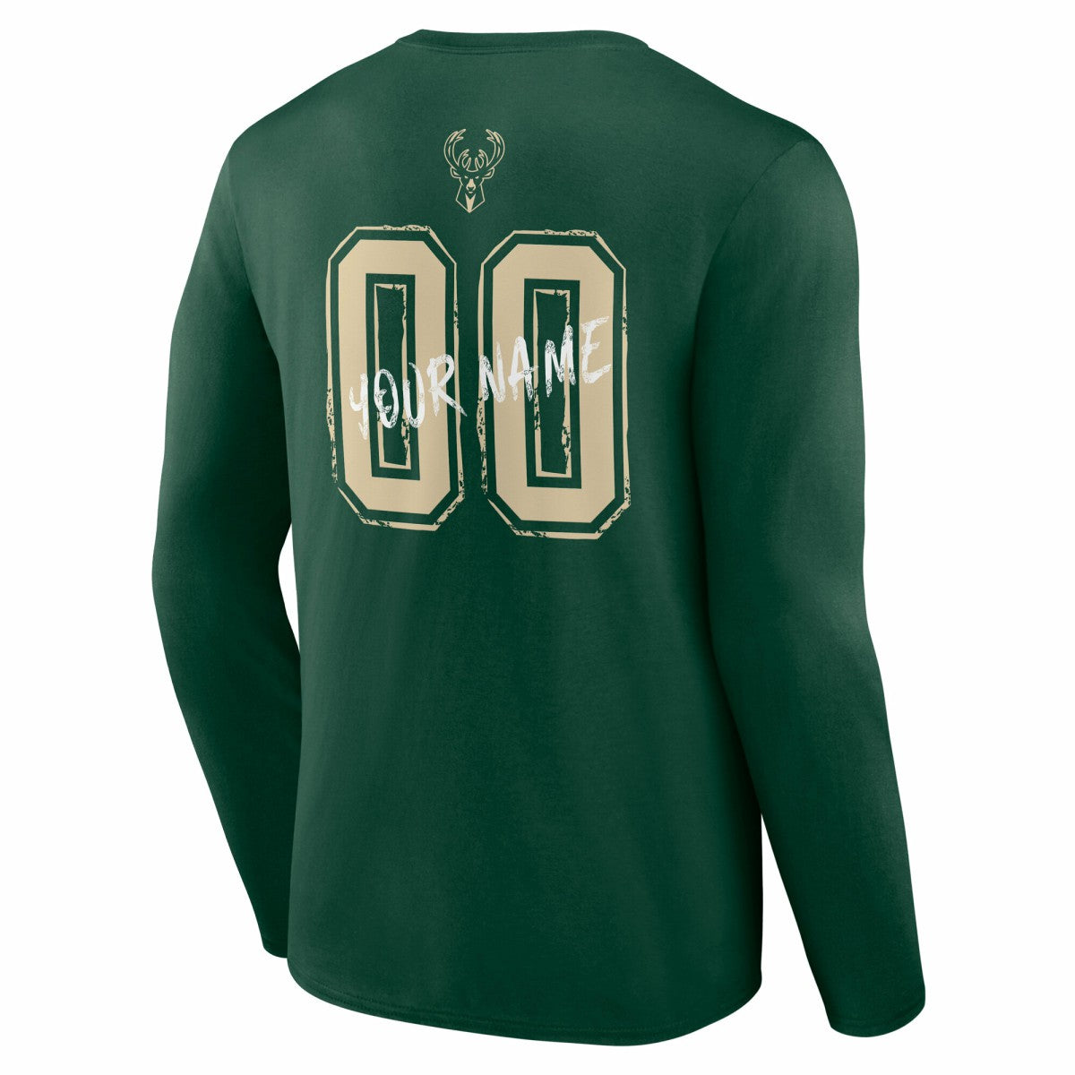 NBA Milwaukee Bucks Hustle Custom Long Sleeve T-Shirt