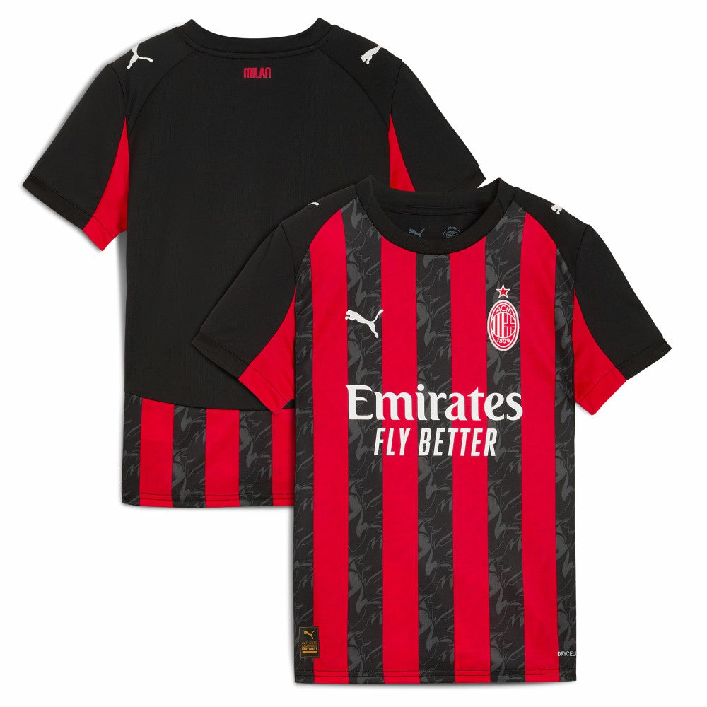 AC Milan Youth 2025/26 Home Replica Jersey - Puma Red