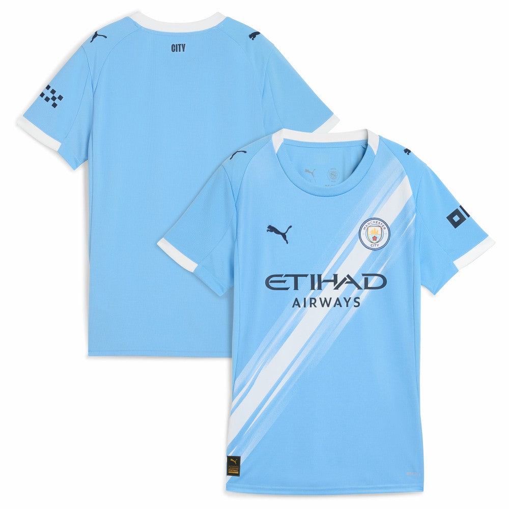 Manchester City Women's 2025/26 Home Replica Jersey - Puma Sky Blue