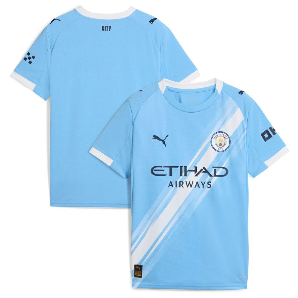 Manchester City Youth 2025/26 Home Replica Jersey - Puma Sky Blue