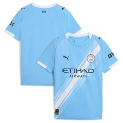 Manchester City Youth 2025/26 Home Replica Jersey - Puma Sky Blue