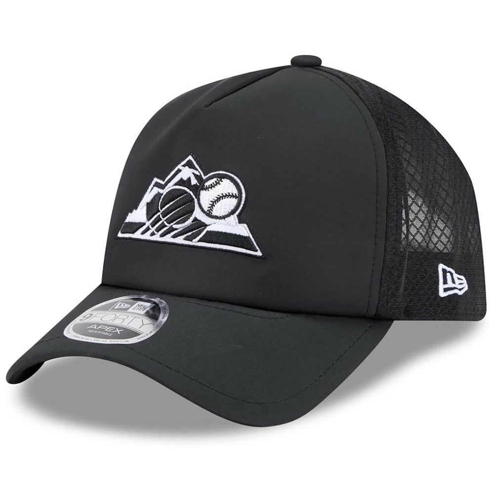 MLB Colorado Rockies New Era 2026 Batting Practice Alternate Apex 9FORTY Adjustable Hat