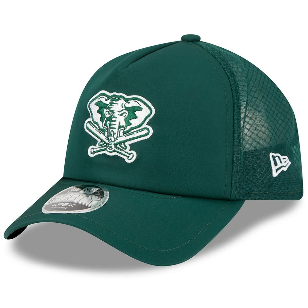 MLB Athletics New Era 2026 Batting Practice Alternate Apex 9FORTY Adjustable Hat