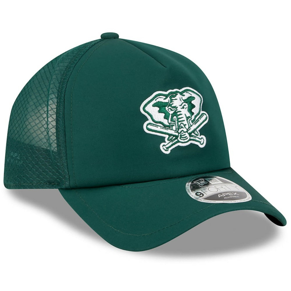 MLB Athletics New Era 2026 Batting Practice Alternate Apex 9FORTY Adjustable Hat