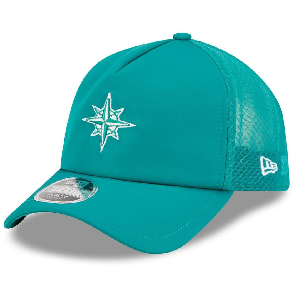 MLB Seattle Mariners New Era 2026 Batting Practice Alternate Apex 9FORTY Adjustable Hat