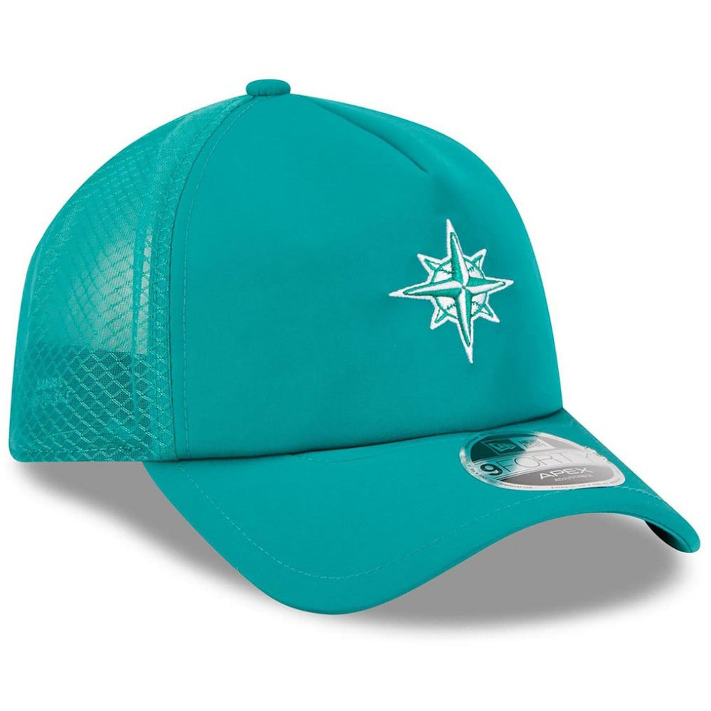 MLB Seattle Mariners New Era 2026 Batting Practice Alternate Apex 9FORTY Adjustable Hat