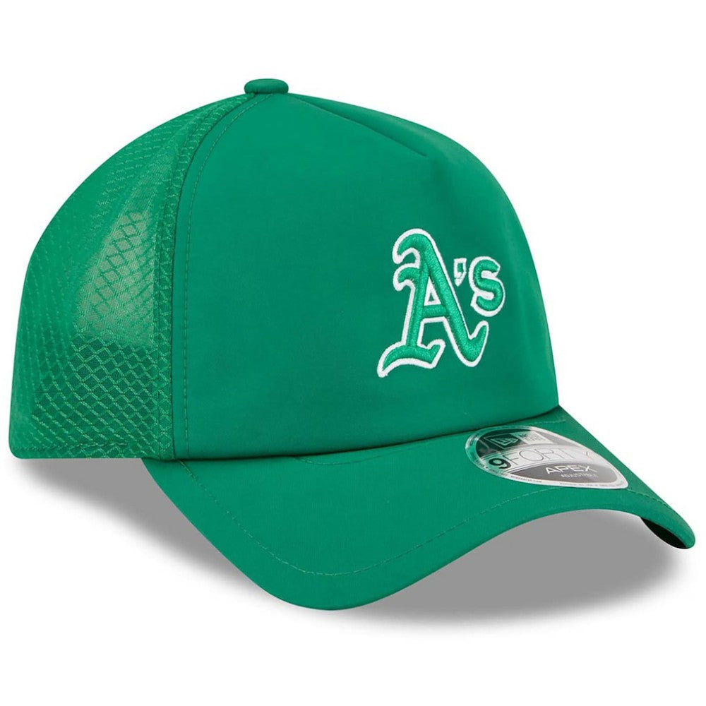 MLB Athletics New Era 2026 Batting Practice Alternate Apex 9FORTY Adjustable Hat