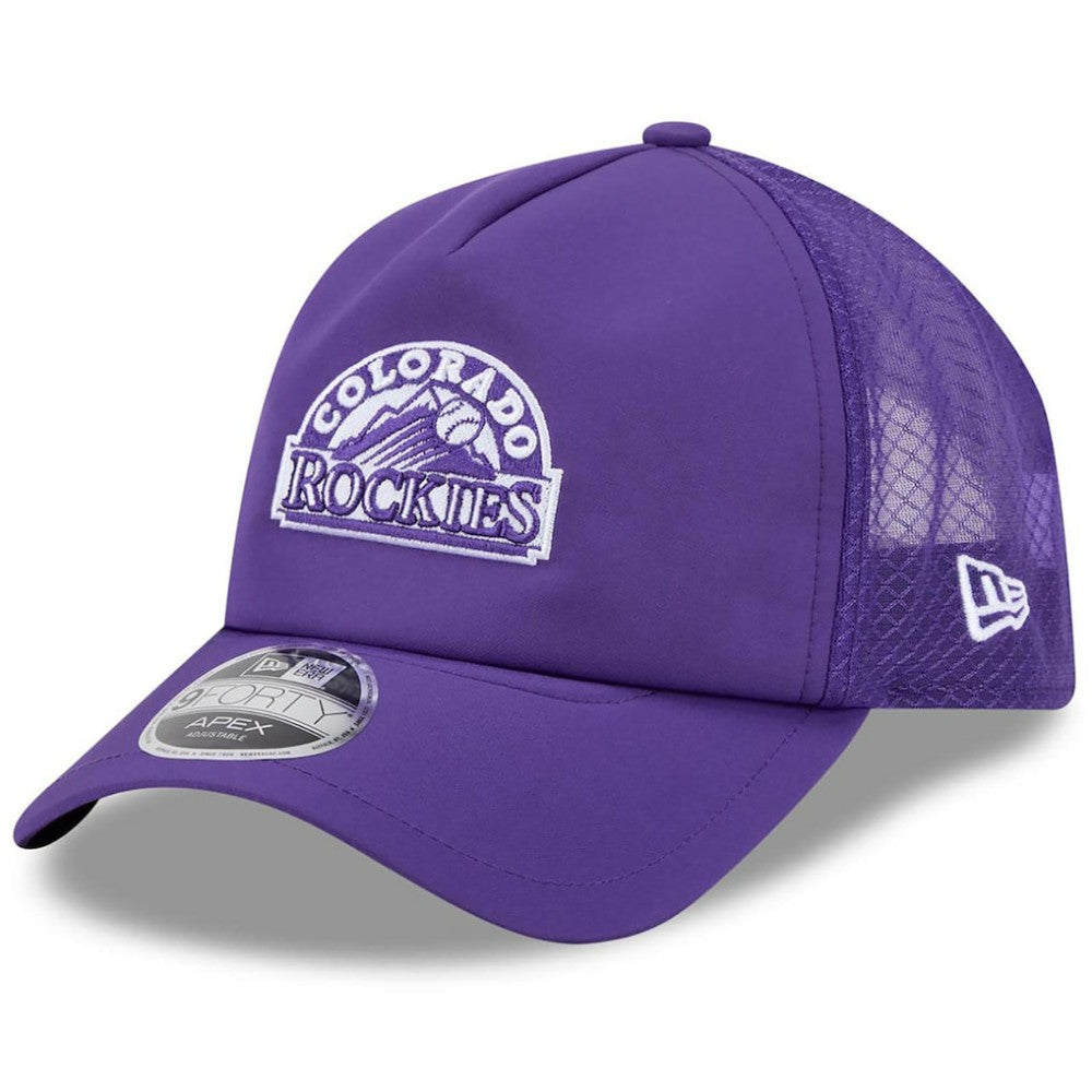 MLB Colorado Rockies New Era 2026 Batting Practice Alternate Apex 9FORTY Adjustable Hat