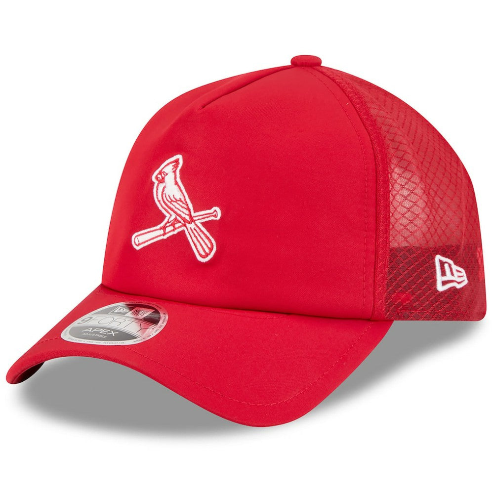 MLB St. Louis Cardinals New Era 2026 Batting Practice Alternate Apex 9FORTY Adjustable Hat