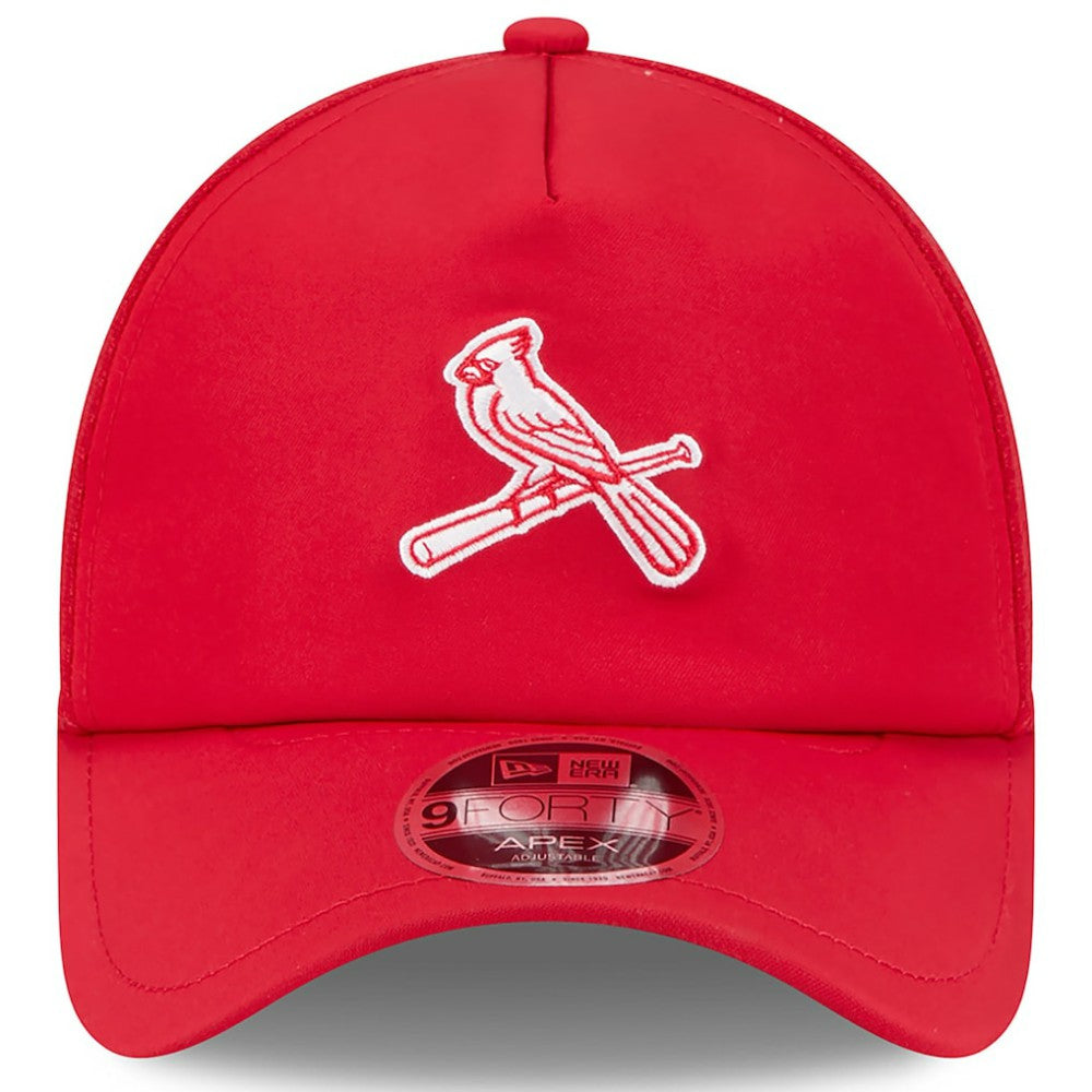 MLB St. Louis Cardinals New Era 2026 Batting Practice Alternate Apex 9FORTY Adjustable Hat