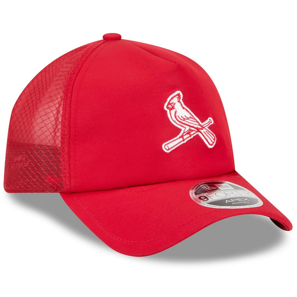 MLB St. Louis Cardinals New Era 2026 Batting Practice Alternate Apex 9FORTY Adjustable Hat