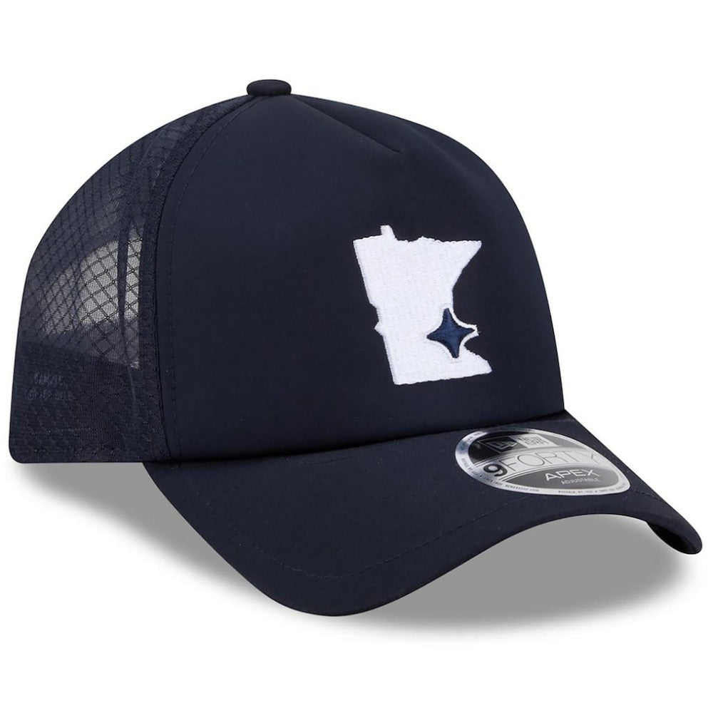 MLB Minnesota Twins New Era 2026 Batting Practice Alternate Apex 9FORTY Adjustable Hat