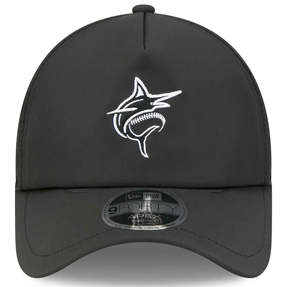 MLB Miami Marlins New Era 2026 Batting Practice Alternate Apex 9FORTY Adjustable Hat