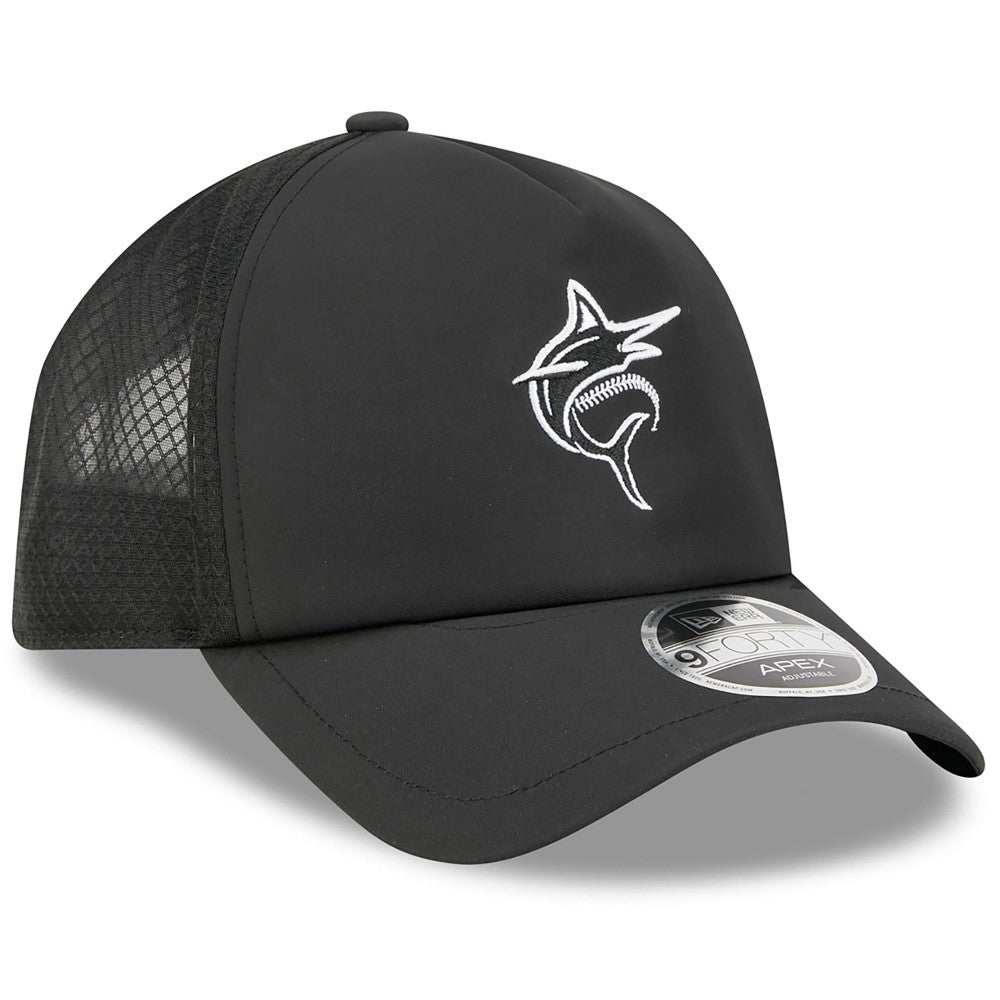 MLB Miami Marlins New Era 2026 Batting Practice Alternate Apex 9FORTY Adjustable Hat