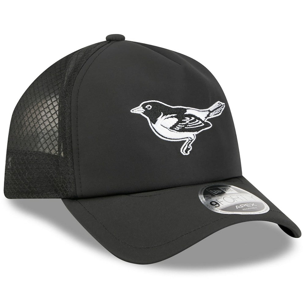 MLB Baltimore Orioles New Era 2026 Batting Practice Alternate Apex 9FORTY Adjustable Hat