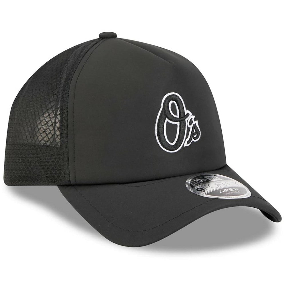 MLB Baltimore Orioles New Era 2026 Batting Practice Alternate Apex 9FORTY Adjustable Hat