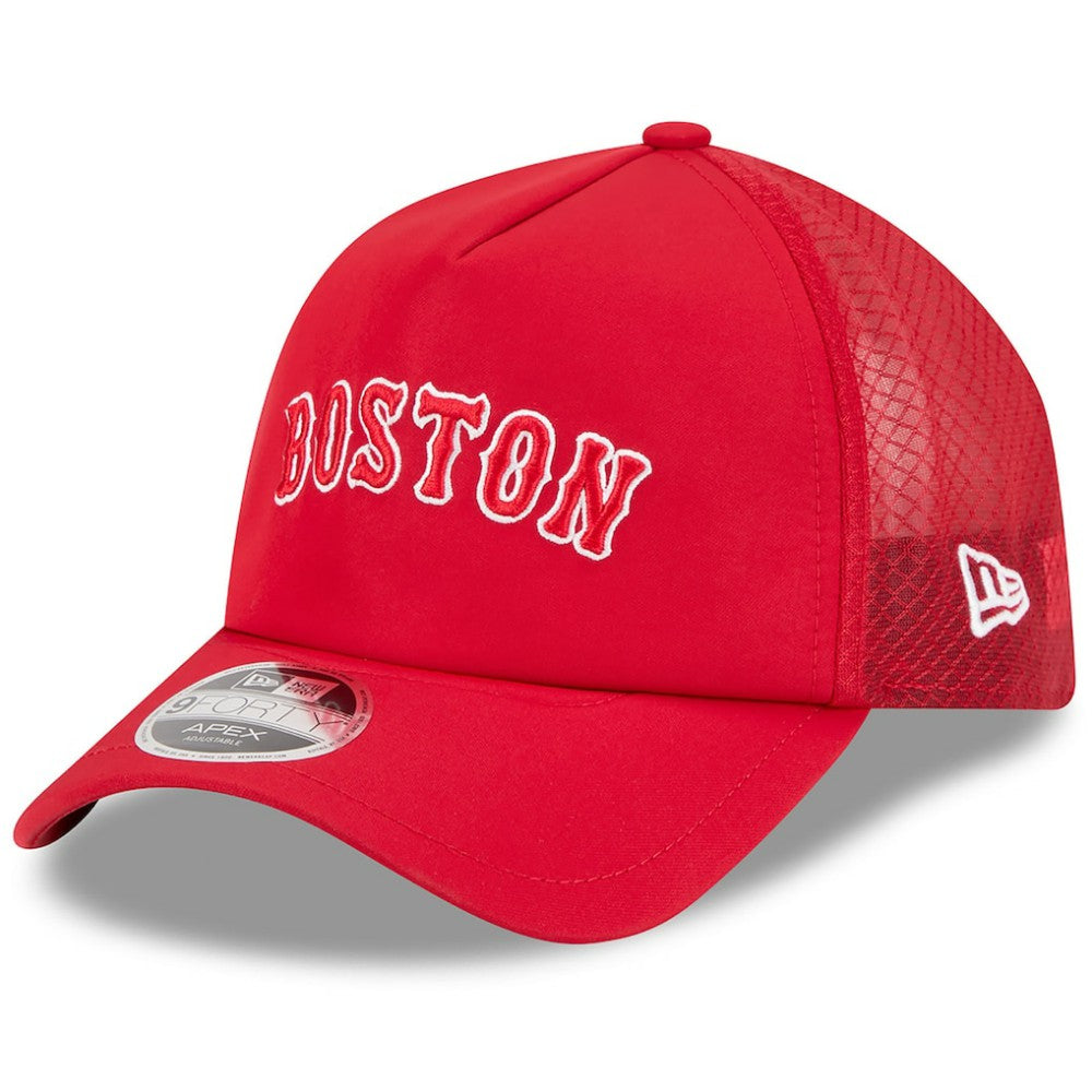 MLB Boston Red Sox New Era 2026 Batting Practice Alternate Apex 9FORTY Adjustable Hat