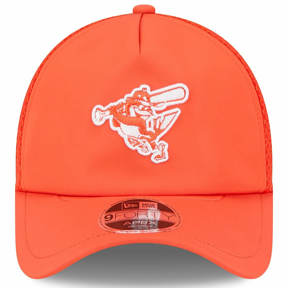 MLB Baltimore Orioles New Era 2026 Batting Practice Alternate Apex 9FORTY Adjustable Hat