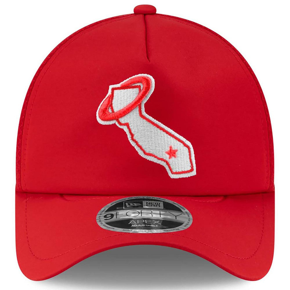 MLB Los Angeles Angels New Era 2026 Batting Practice Alternate Apex 9FORTY Adjustable Hat