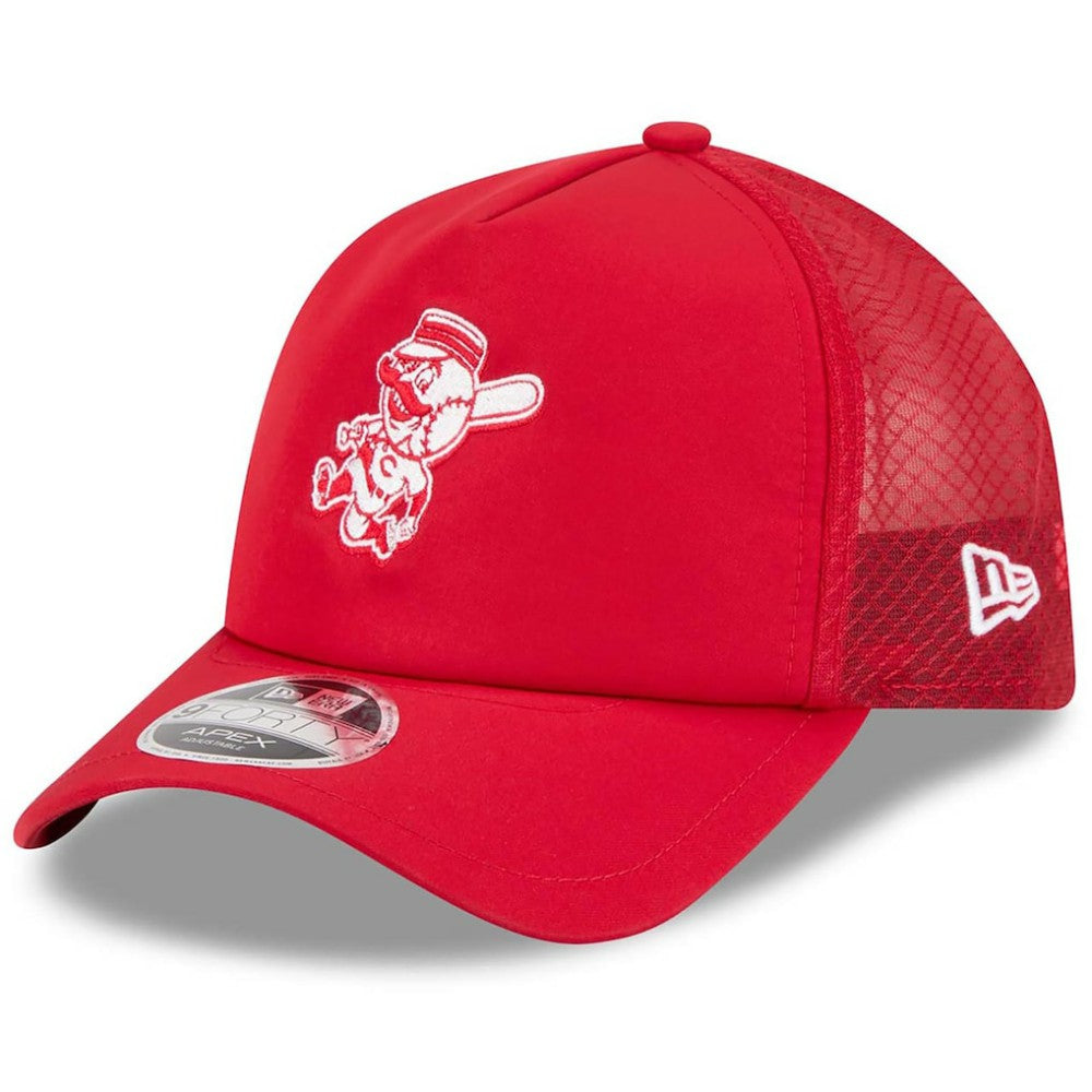 MLB Cincinnati Reds New Era 2026 Batting Practice Alternate Apex 9FORTY Adjustable Hat
