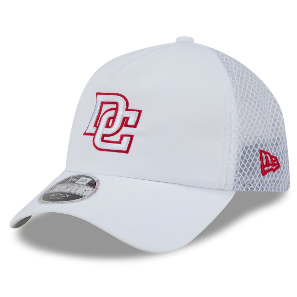 MLB Washington Nationals New Era 2026 Batting Practice Apex 9FORTY Adjustable Trucker Hat